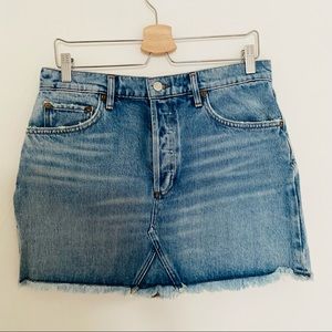 NEW Agolde Denim Mini Skirt Size 31